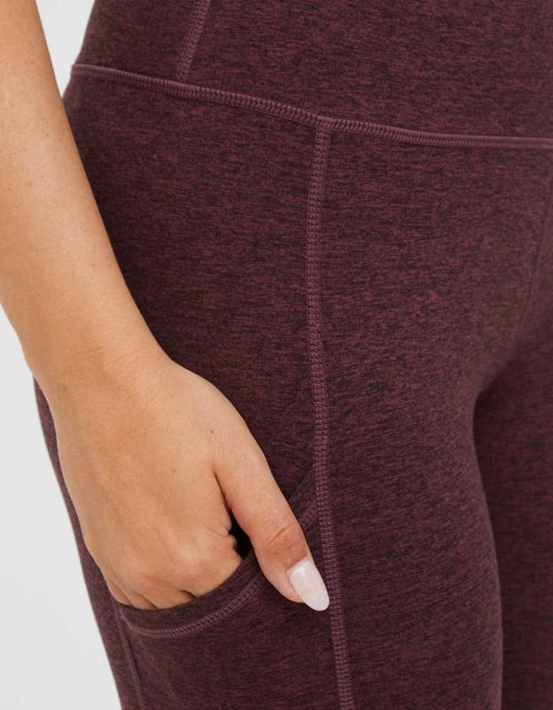 OFFLINE By Aerie The Hugger High Waisted Pocket Legging - Royal Berry, S 