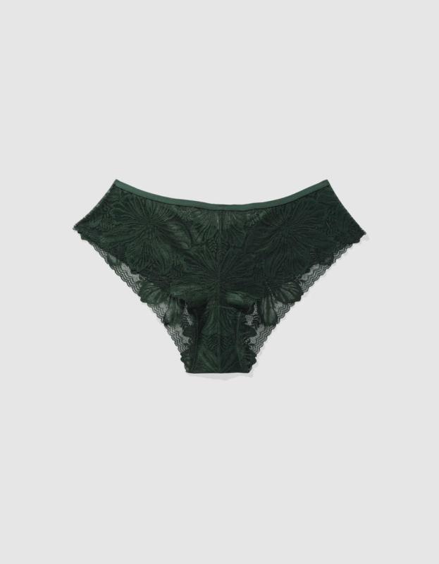 Show Off Tropicool Lace Cheeky Underwear - Sycamore, M 
