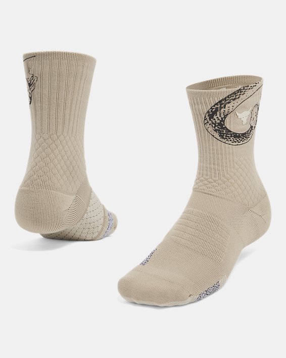 Project Rock ArmourDry™ Playmaker Unisex Mid-Crew Socks