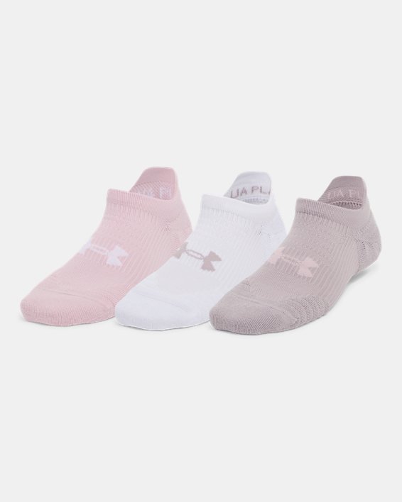 UA Play Up Women's 3-Pack No Show Tab Socks