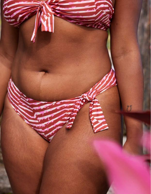 Aerie Side Tie Bikini Bottom - Best Buds, L 