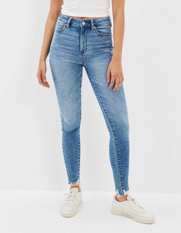 AE Next Level Super High-Waisted Jegging - Soft Blue, 2 