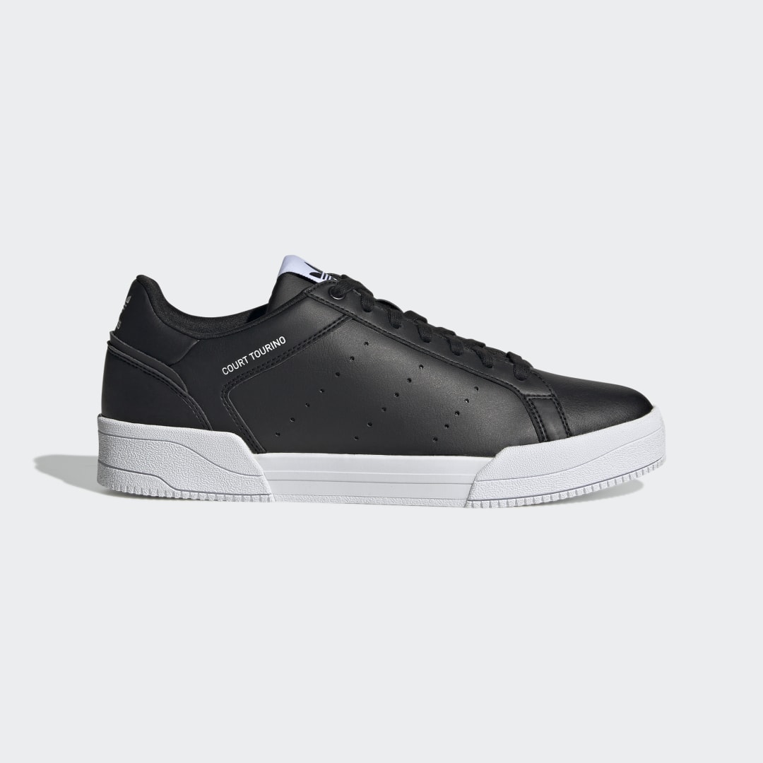 adidas Court Tourino Shoes Lifestyle 5 UK Men Black / White
