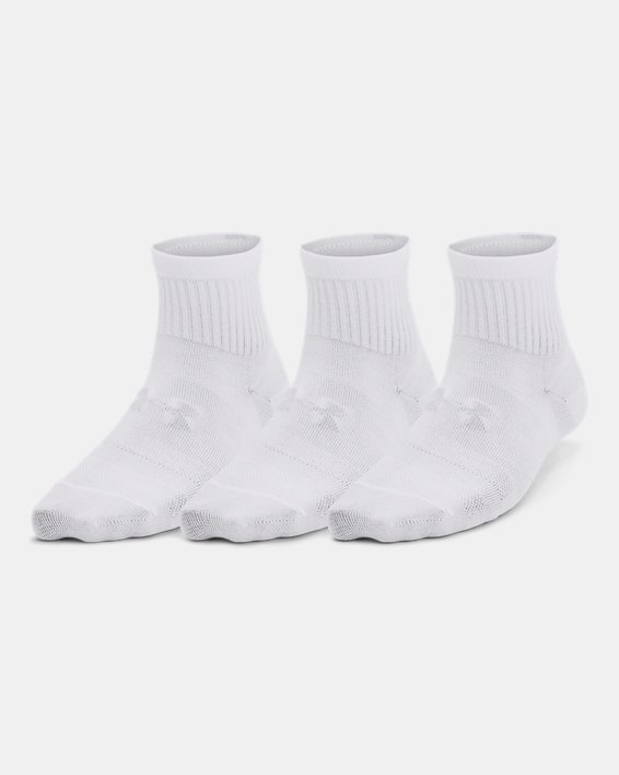 UA Essential Kids' 3-Pack Quarter Socks
