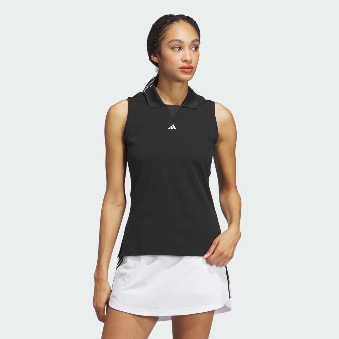 adidas Ultimate365 Twistknit Polo Shirt Golf A/XL Women Black