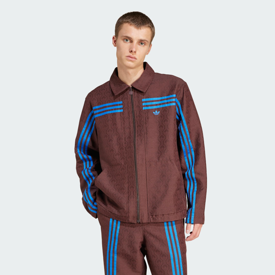 adidas adidas Originals 70s Club Jacket Lifestyle 2XS,XS,S,M,L,XL,2XL,3XL,4XL,A/2XS,A/XS,A/S,A/M,A/L,A/XL,A/2XL,A/3XL,A/4XL Men Shadow Brown