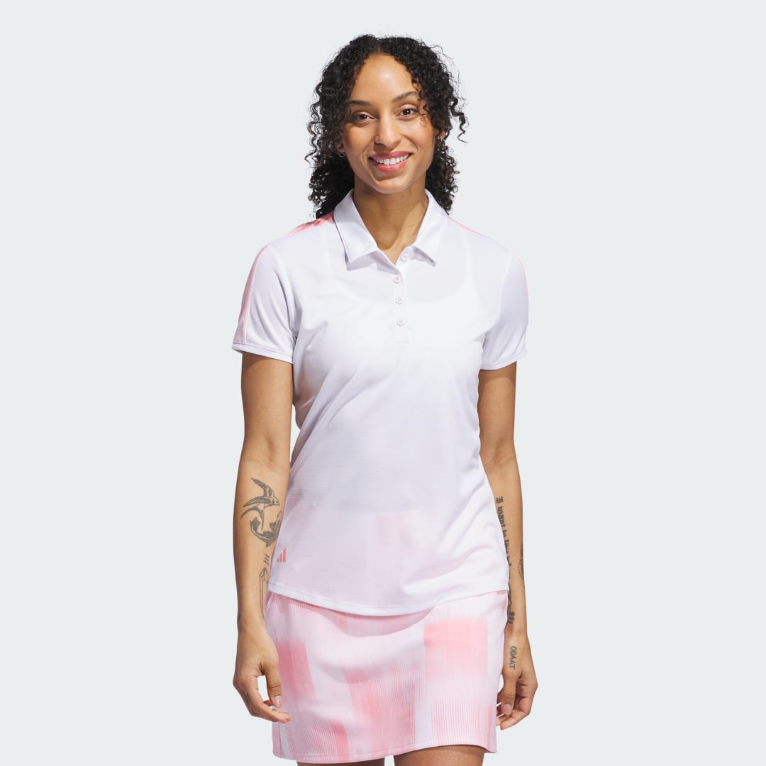 adidas Ultimate365 Printed Polo Golf A/2XS Women White