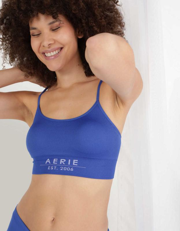 Superchill Seamless Logo Bra Top - Yearbook, XS 