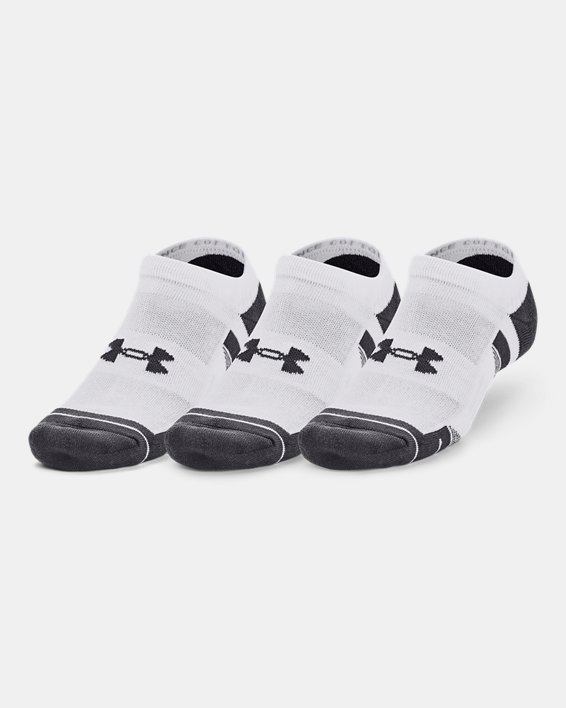 UA Performance Cotton Unisex 3-Pack No Show Socks