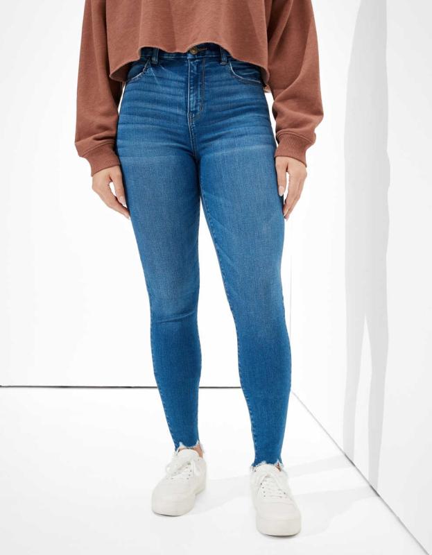 AE Ne(x)t Level Curvy High-Waisted Jegging - Bright Blue, 00 