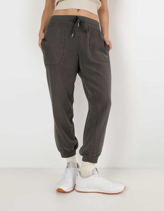 Aerie Twill Jogger - Smoked Gray, M 