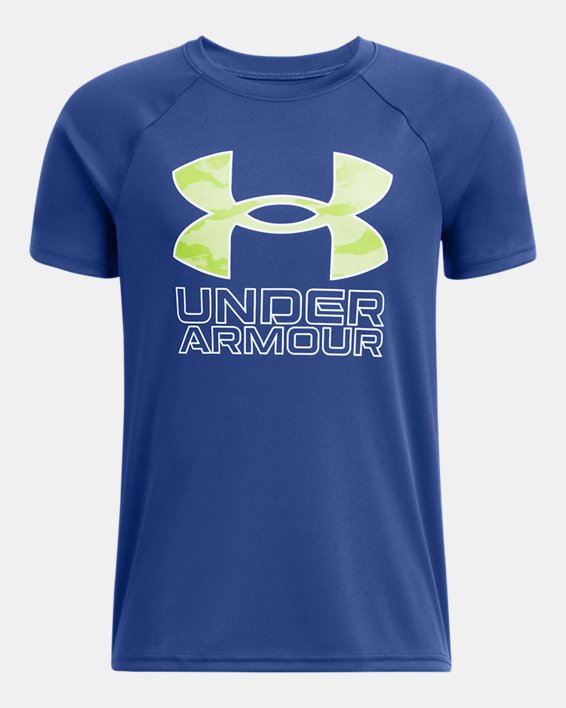 Boys' UA Tech™ Hybrid Print Short Sleeve