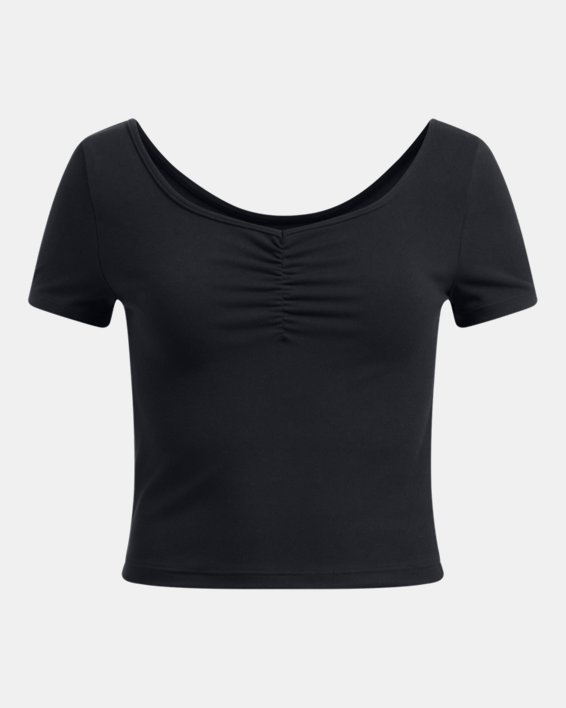 UA Motion Ruched Girls' Short Sleeve