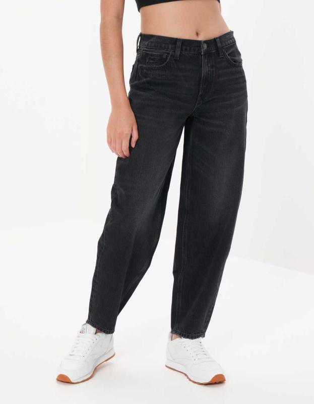 AE Balloon Jean - Black Wash, 2 