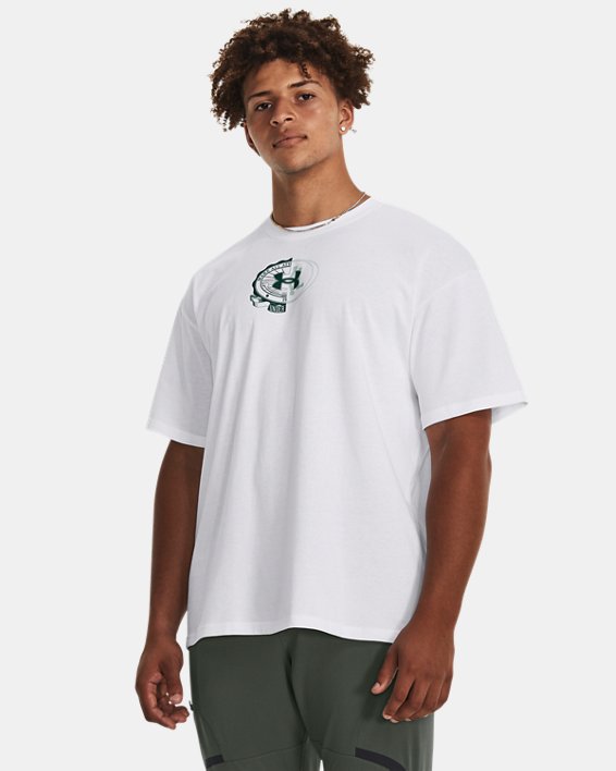 Men's UA Split Logo Oversized Heavyweight Short Sleeve