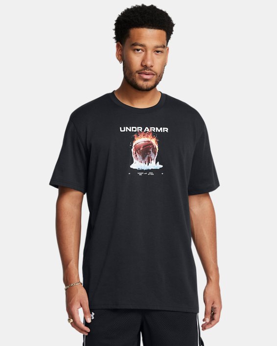 Men's UA Heavyweight Fire Ice Basketball Short Sleeve