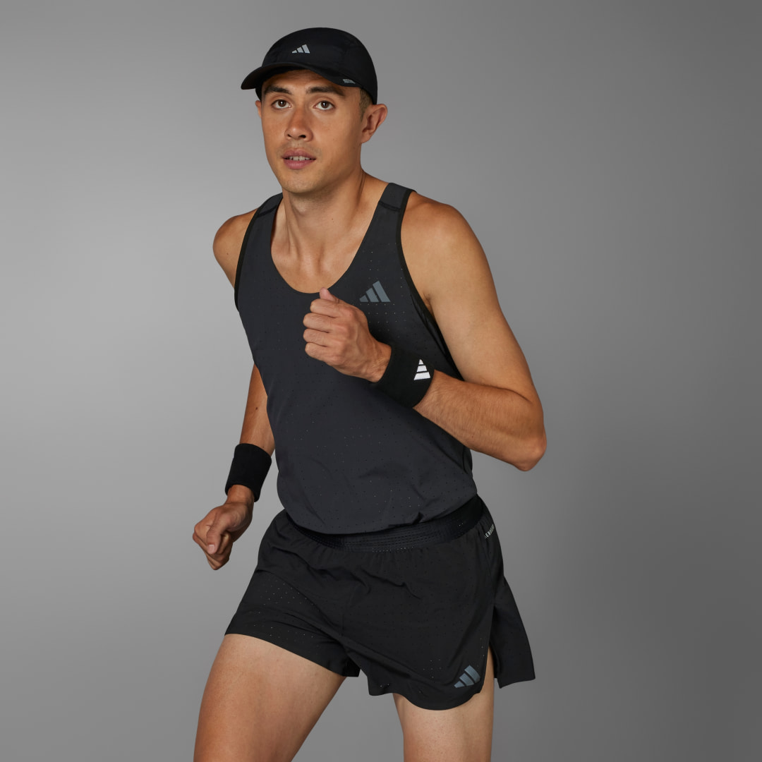 adidas Adizero Running Split Shorts Running XL Men Black