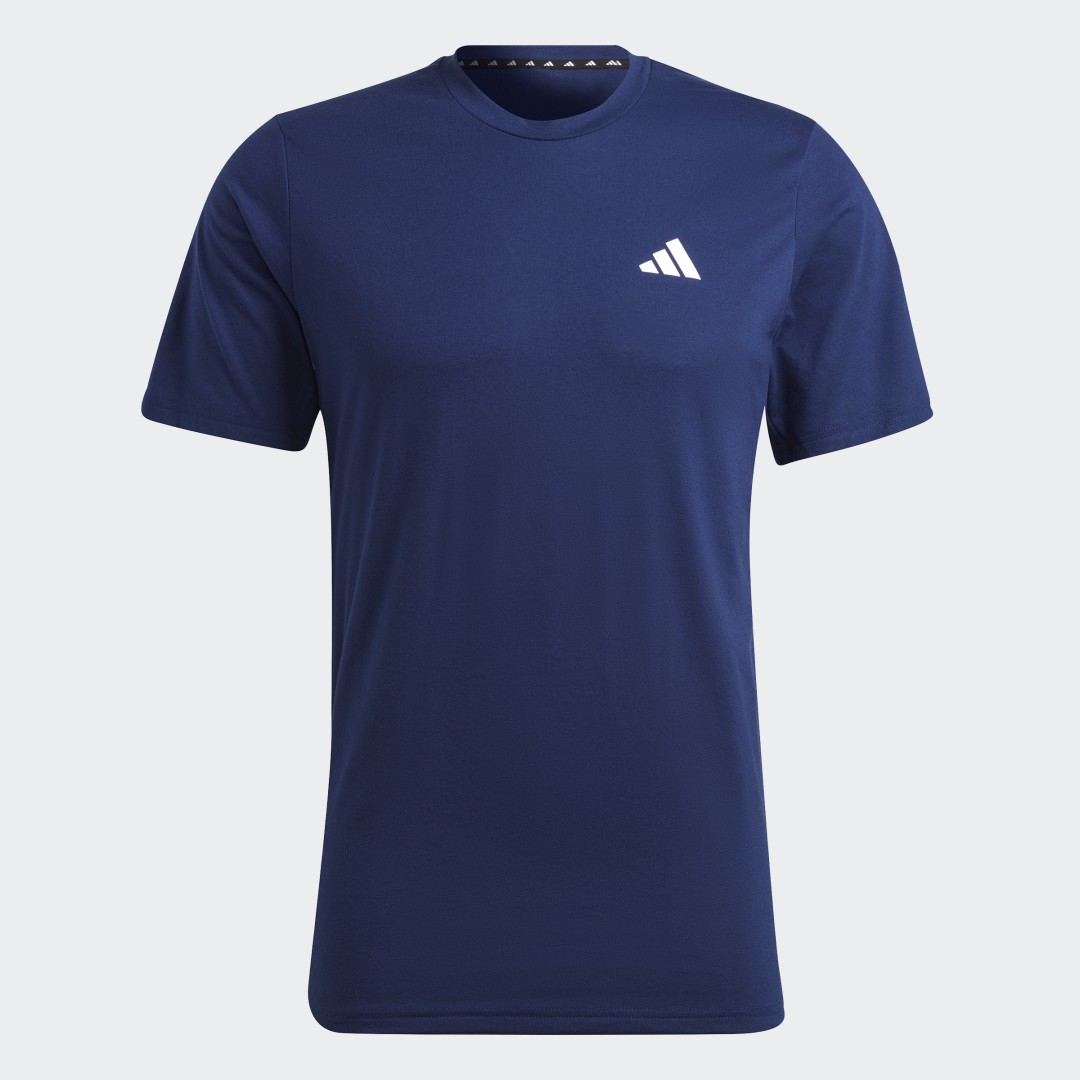 adidas Train Essentials Feelready Training Tee Gym & Training,Training 2XL Men Dark Blue / White