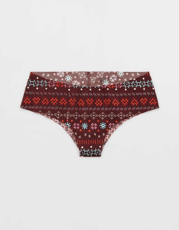 Aerie No Show Cheeky Underwear - Royal Berry, M 