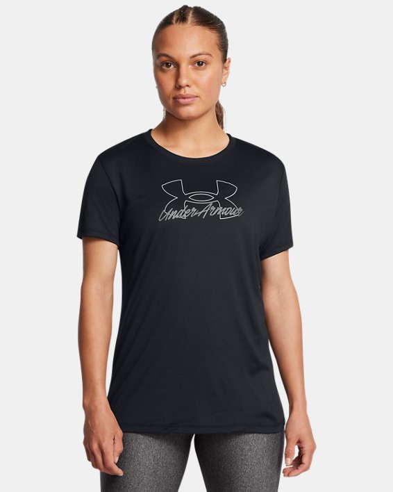 Women's UA Tech™ Script Short Sleeve