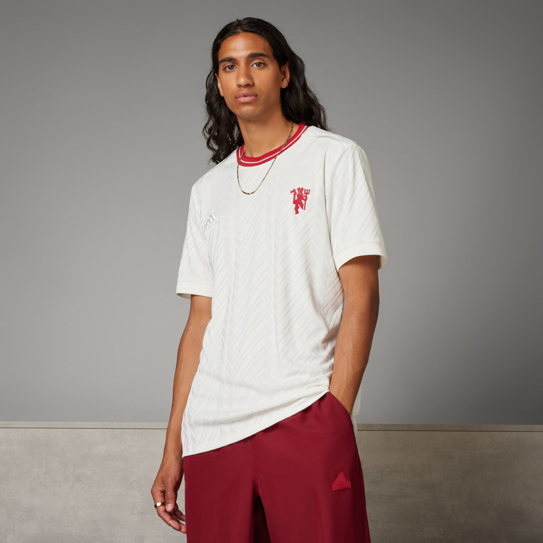 adidas MANCHESTER UNITED 23/24 LFSTLR JERSEY Football L Men White