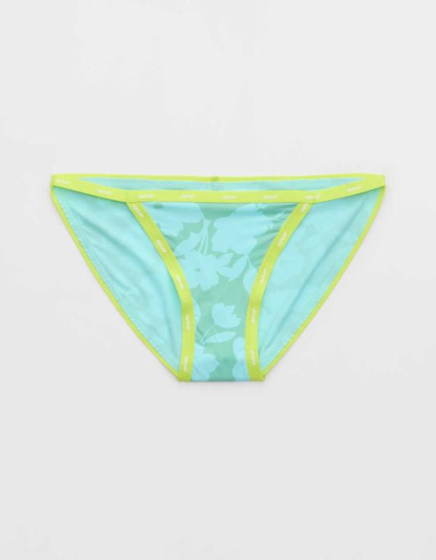 SMOOTHEZ Microfiber String Bikini Underwear - Retro Jade, S 