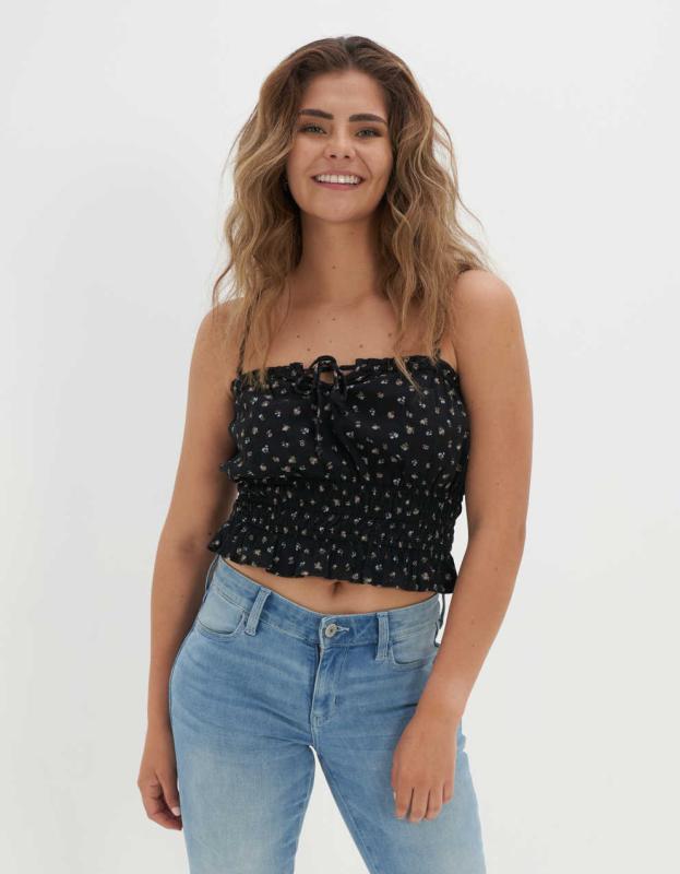 AE Cinch-Waist Cami - Black, XS 