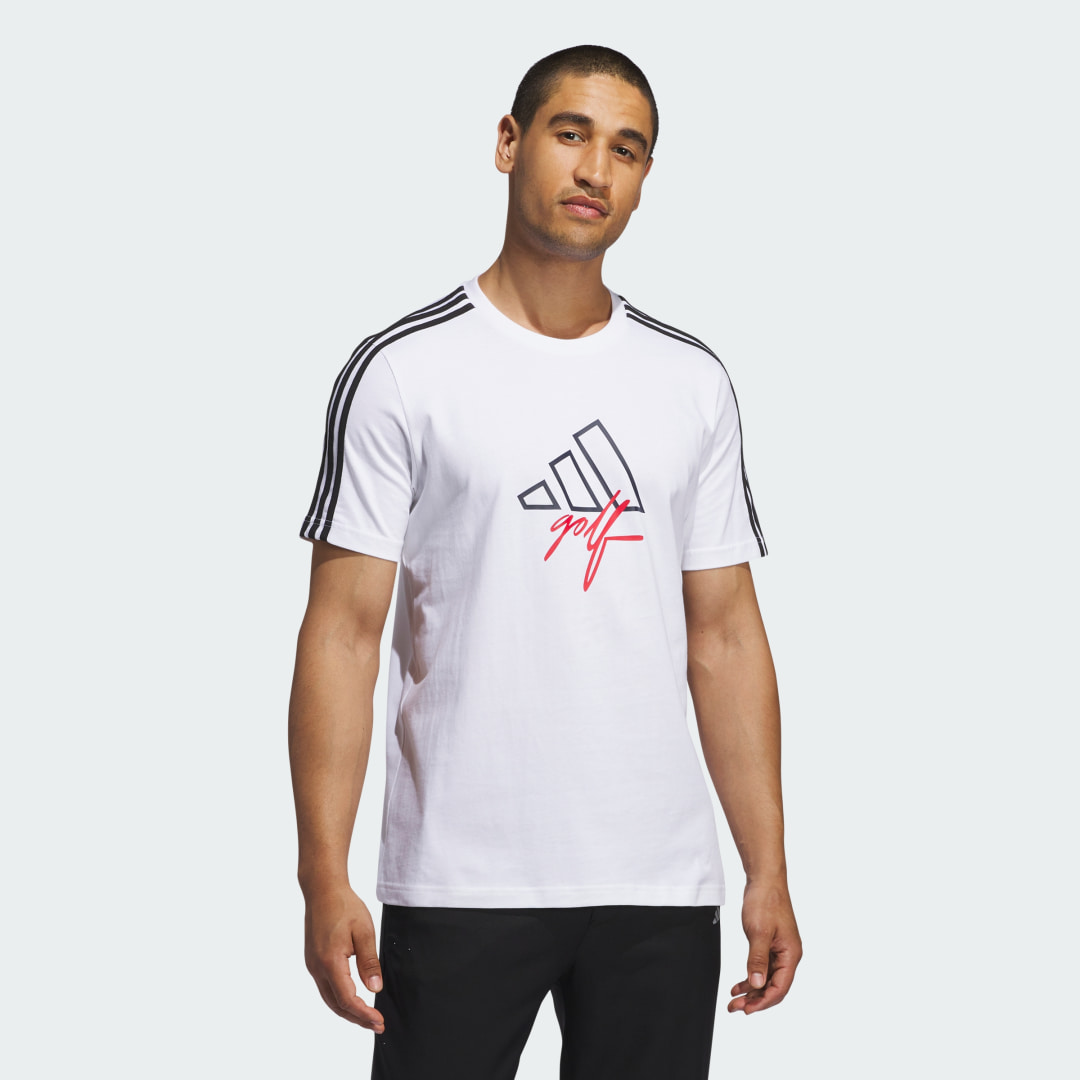 adidas Ultimate Graphic Tee Golf A/S Men White