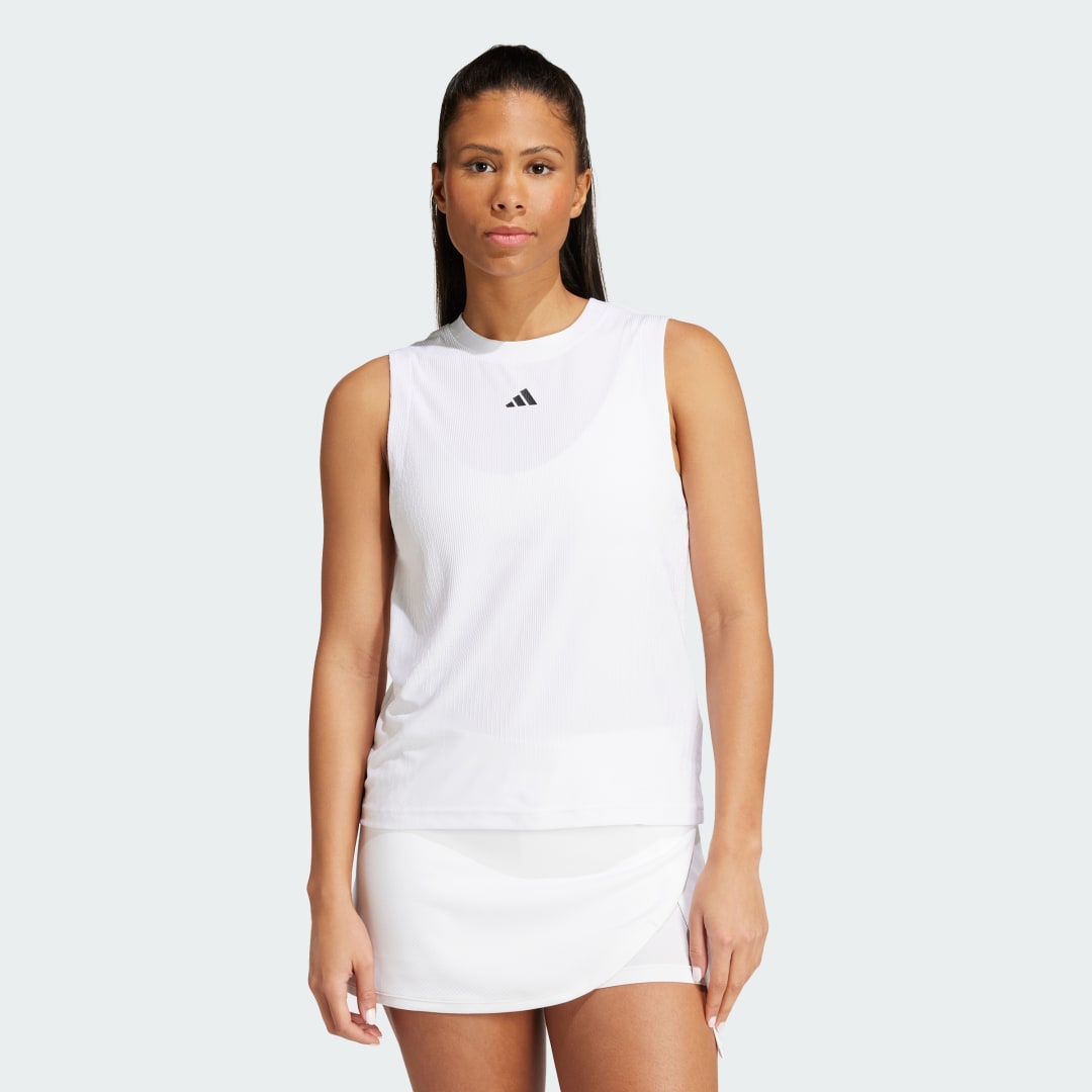 adidas Tennis Pro AIRCHILL Match Tank Top Tennis A/XS Women White