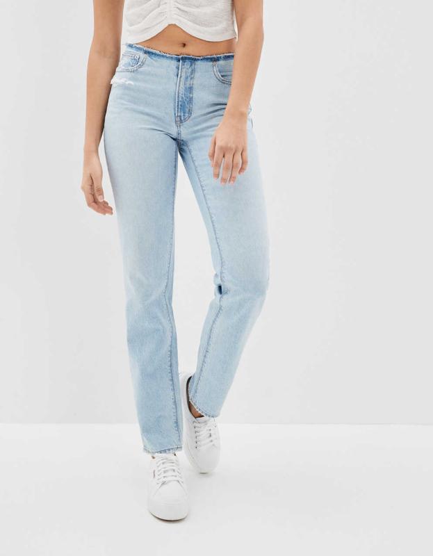 AE Low-Rise '90s Straight Jean - Cool Classic, 2 