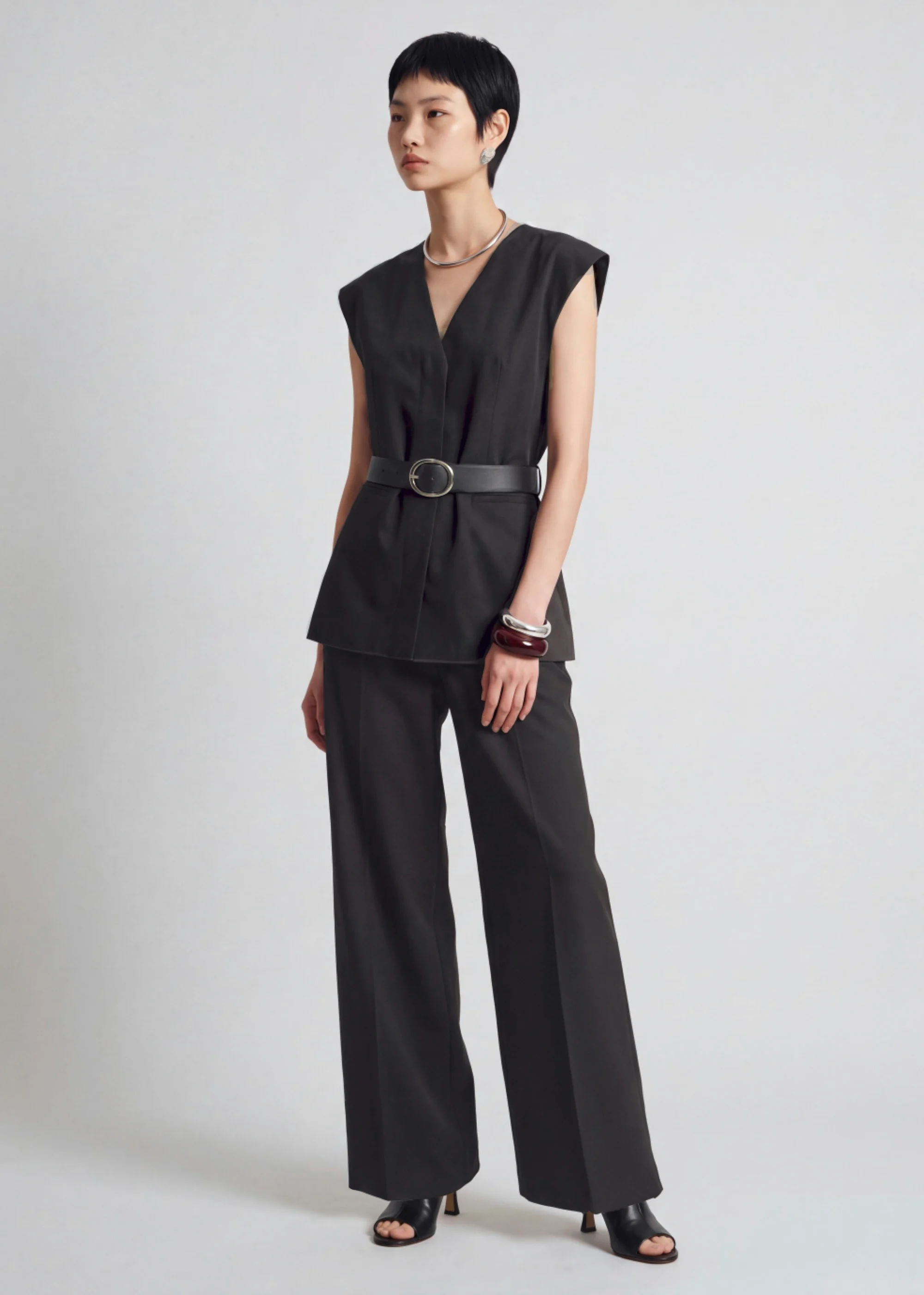 AP-Multi-way Relaxed Vest With Be