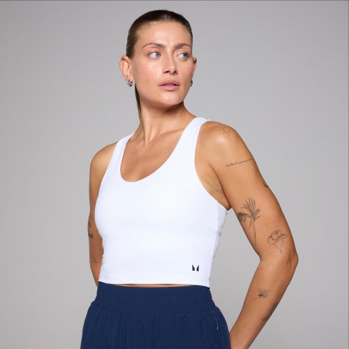 MP Women's Active Racer Back Vest - White 