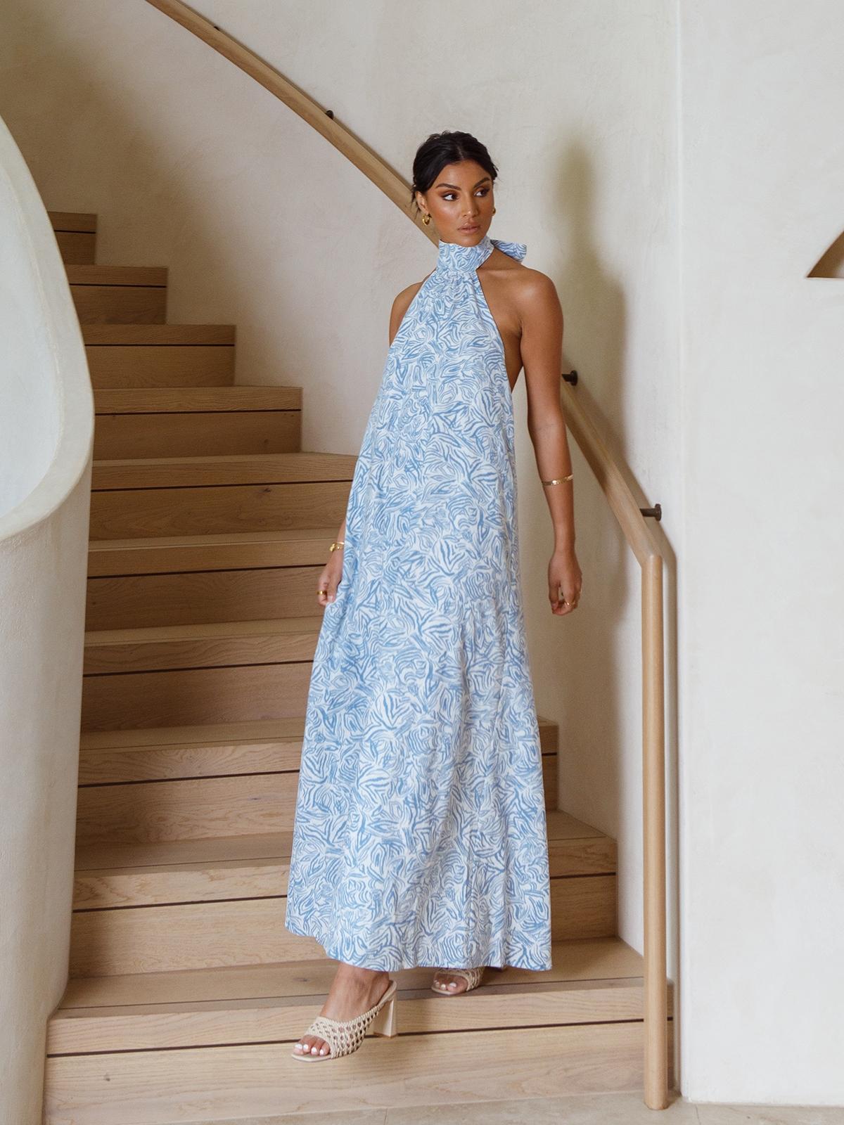 Rio Vista Maxi Dress - Blue