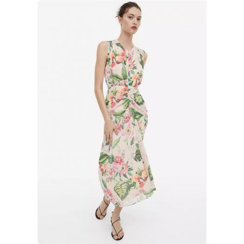 H&M Patterned chiffon dress