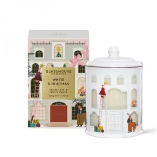 Glasshouse White Christmas 380G Candle