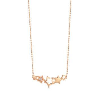 18K Gold Diamond Necklace