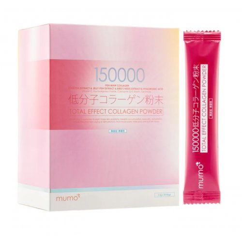 Mumo®150,000Mg Total Effect Collagen Powder Collagen From Fish Maw, 3 Patented Ingredients 30Packs