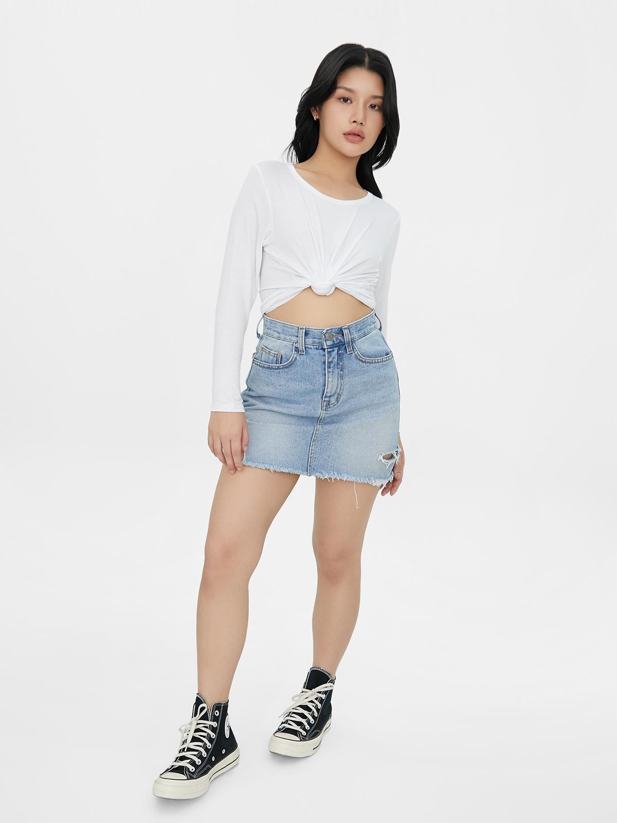 Kathleen Long Sleeve Top - White