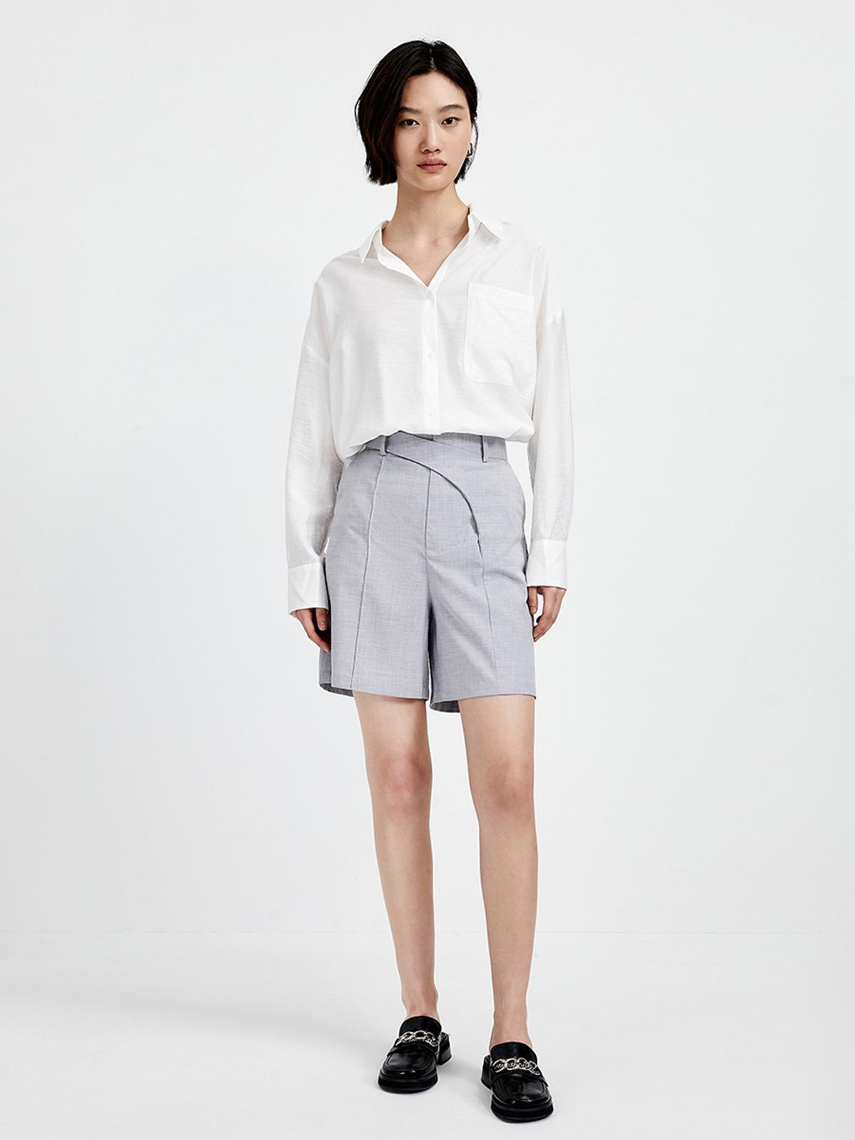 Tailored shorts - Light Grey