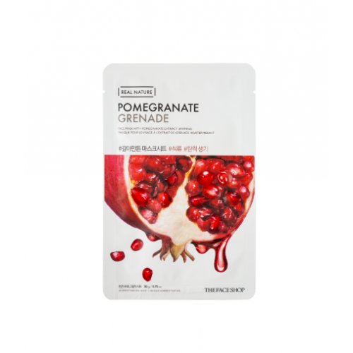 The Face Shop Real Nature Sheet Mask Pomegranate 1s
