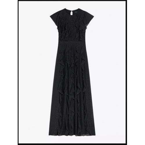 TED BAKER Hazzie ruffled woven maxi dress