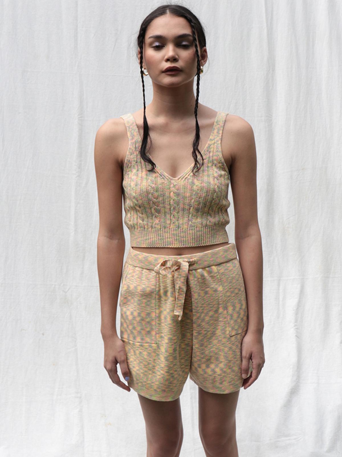 Knit Shorts - Candy Yellow