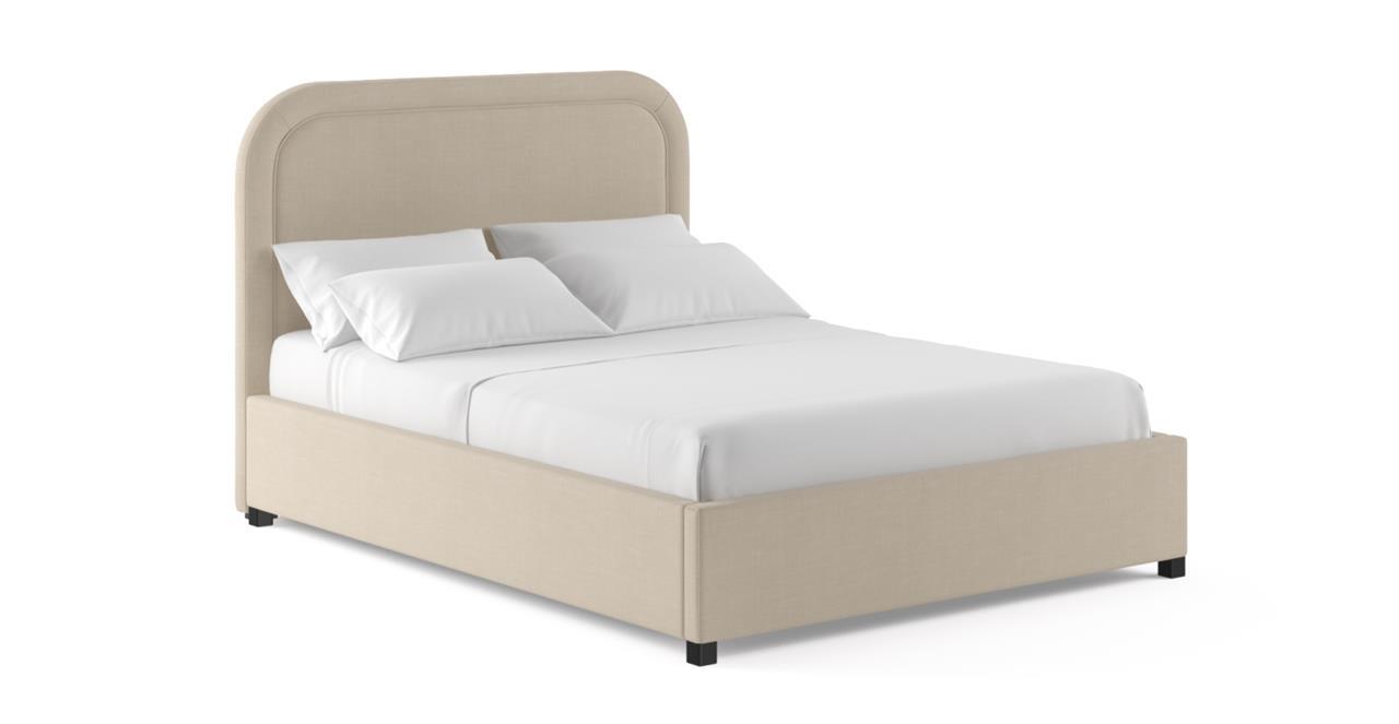 Iris Queen Gaslift Bed Frame French Beige French Beige