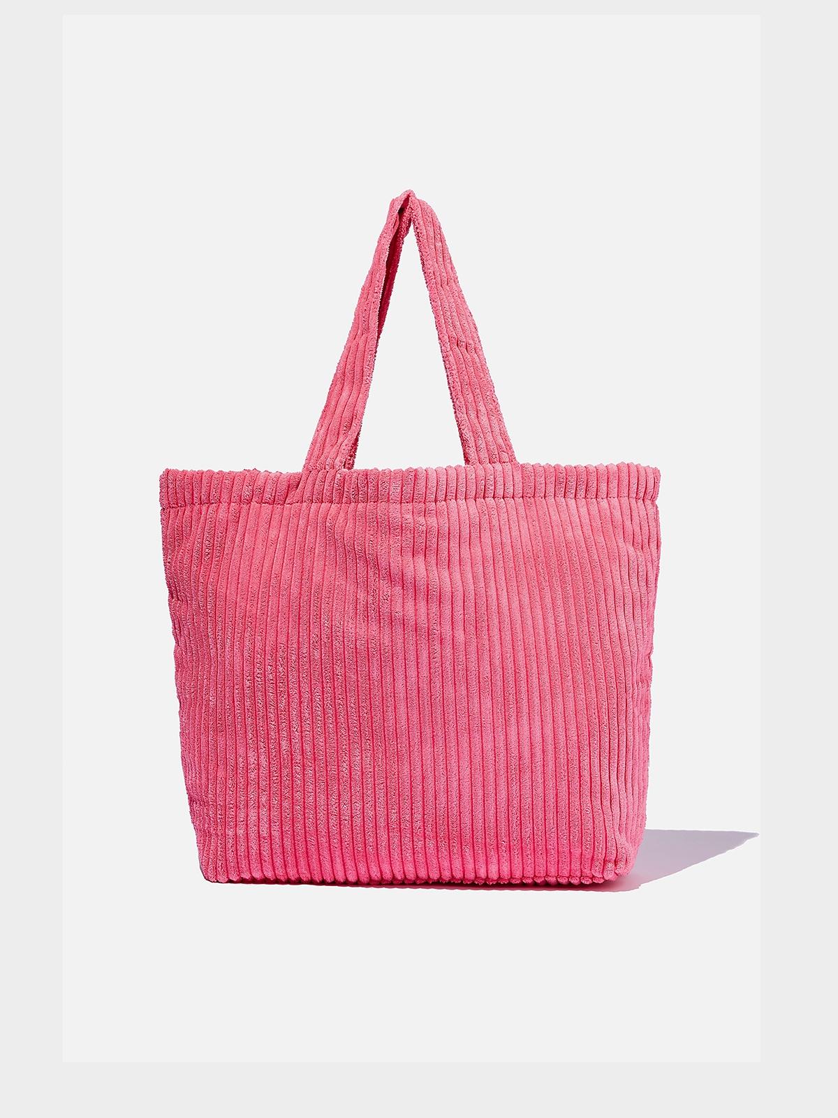 Textured Tote - Pink