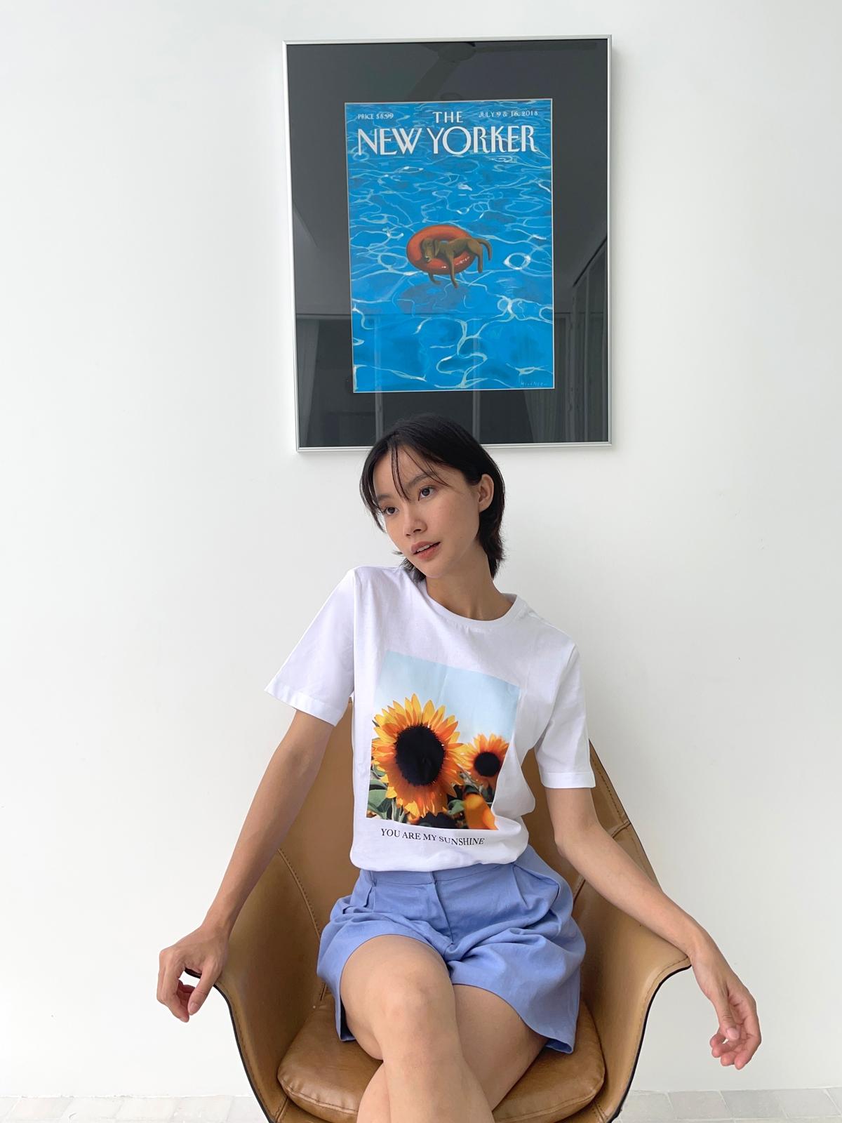 Sustainable You Are My Sunshine Graphic Tee - White