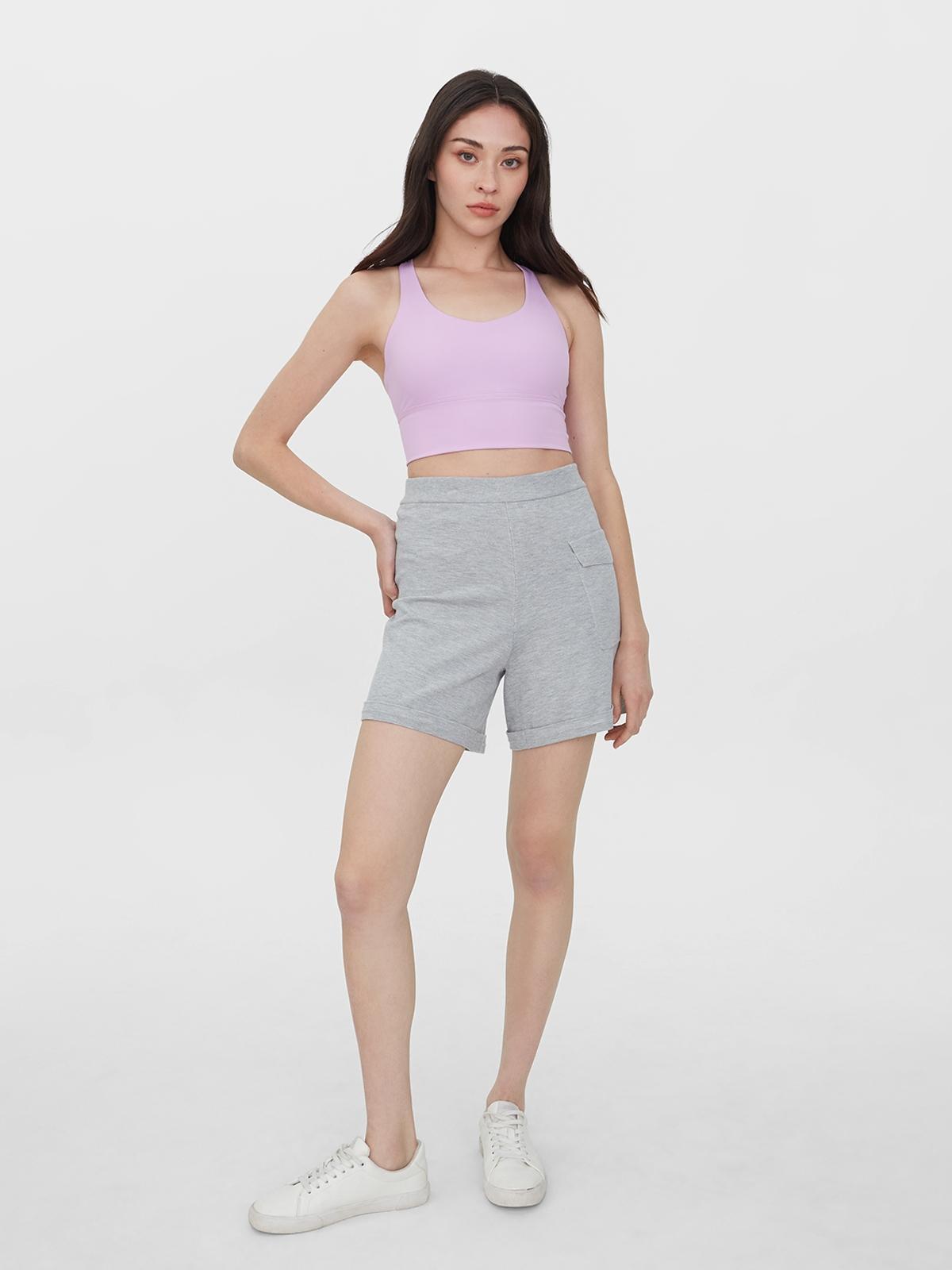 Essential Crop Top - Purple