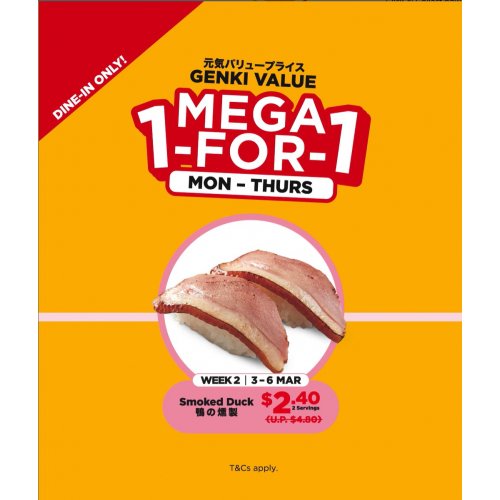 Mega 1 for 1 - Thick Cut Hotate Scallop