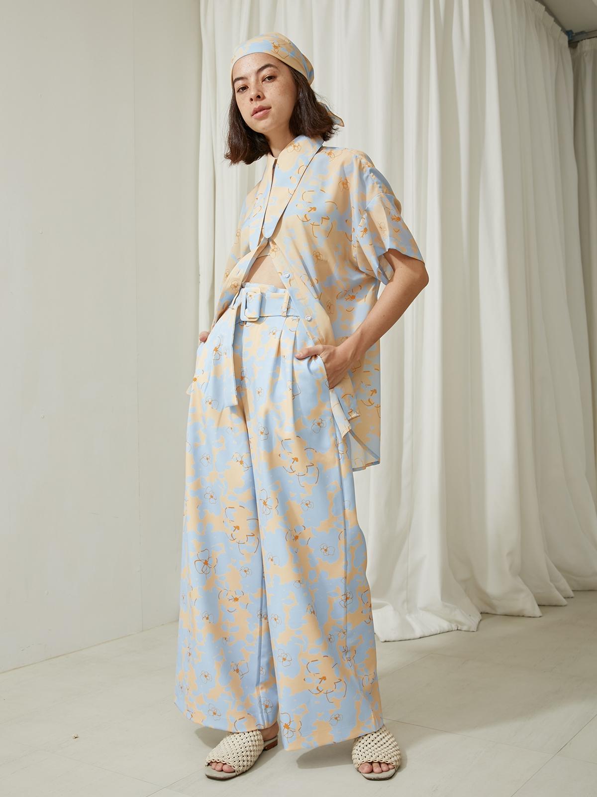 Summer High Waisted Pants - Butter Scoth