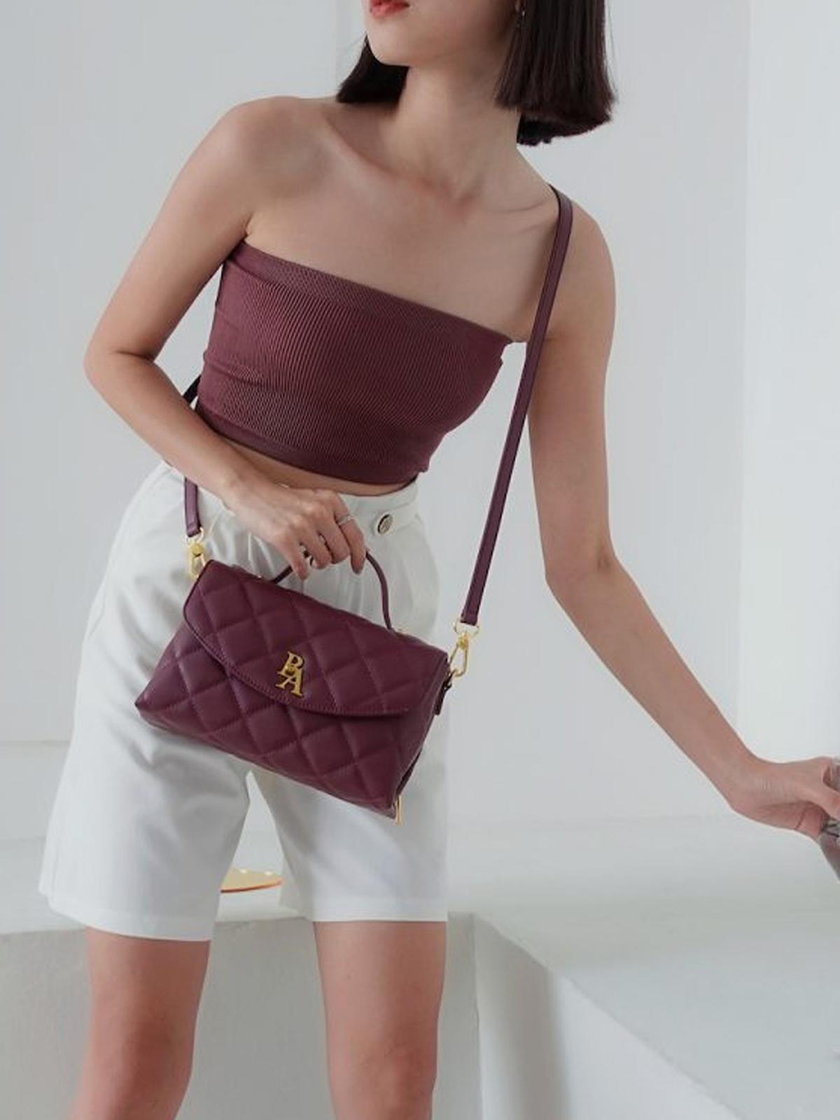 Livssi Crossbody Bag - Maroon
