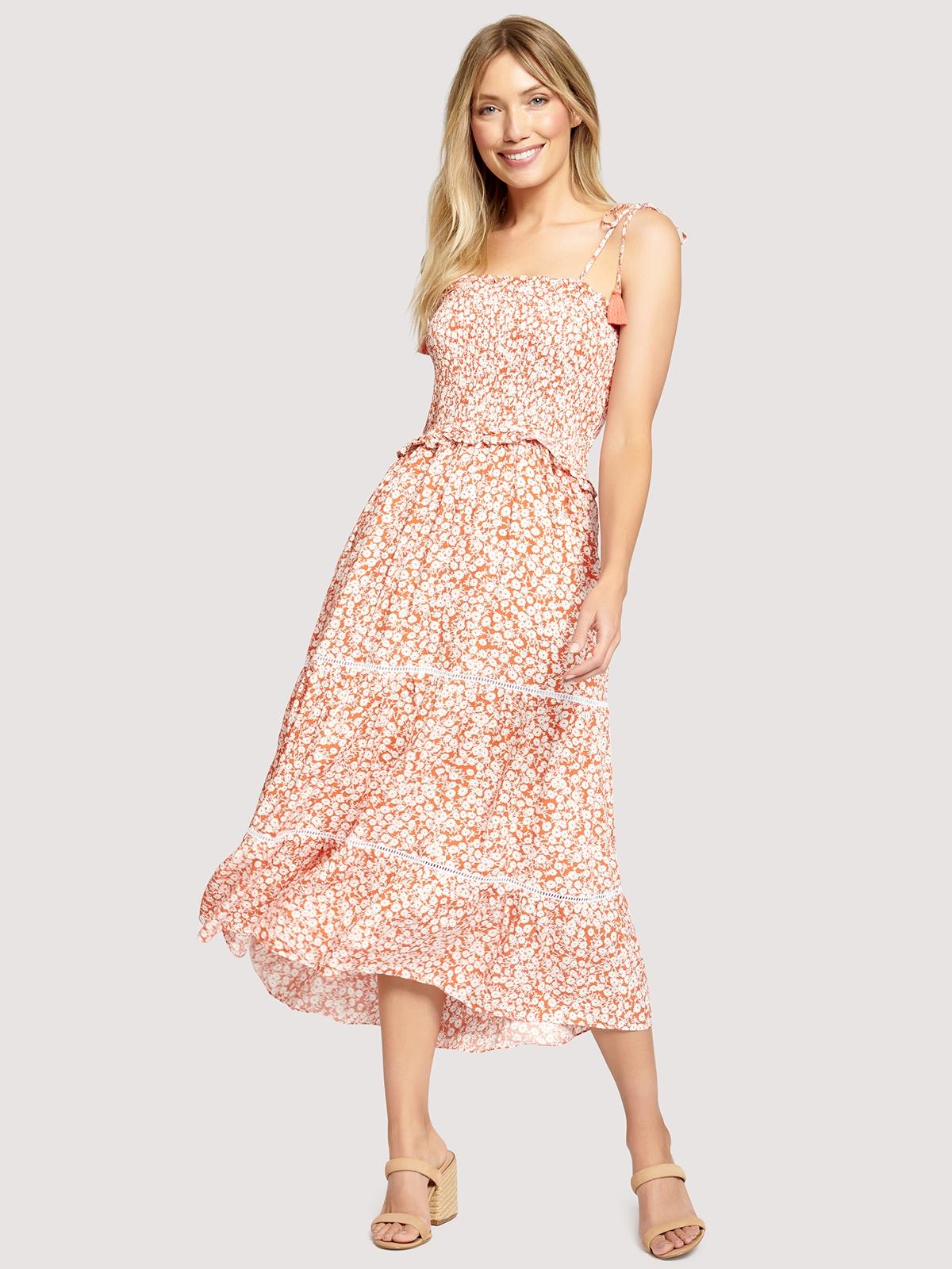 Pick Me At Hello Maxi Dress - White-Red